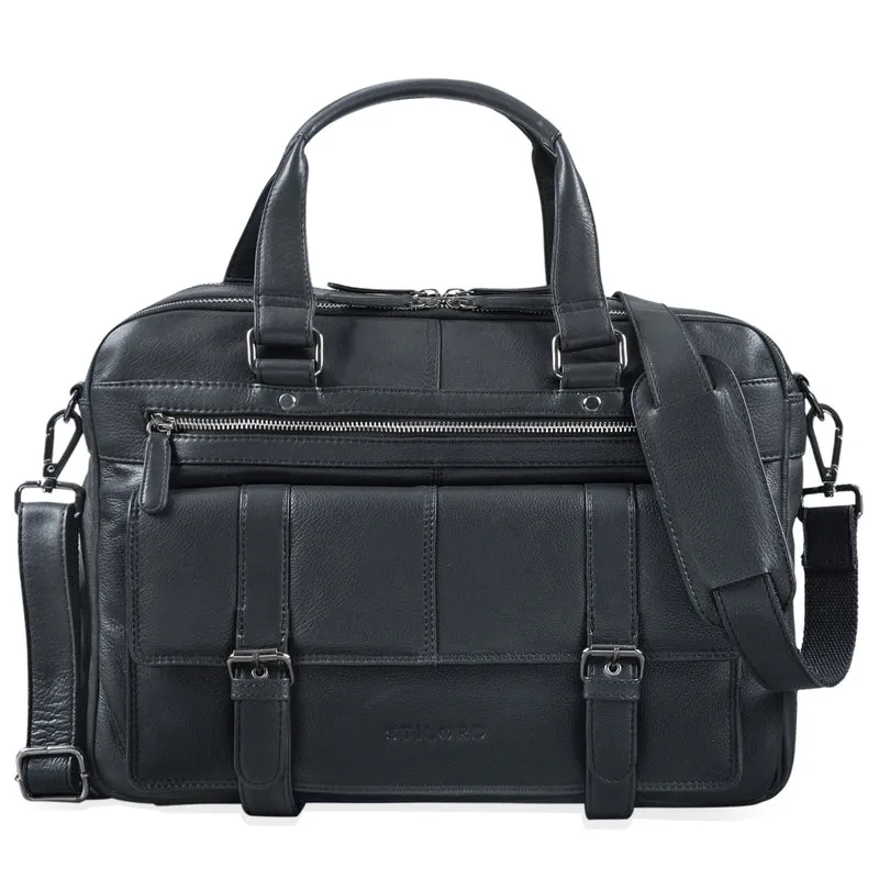 "Alvaro" Vintage Ledertasche Laptoptasche