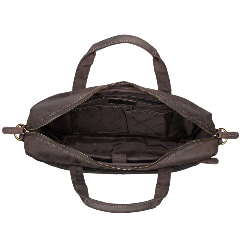 "Geralt" Vintage Ledertasche zum Umhängen