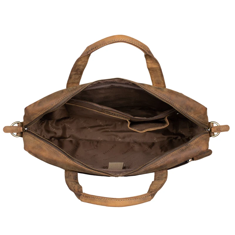 "Geralt" Vintage Ledertasche zum Umhängen