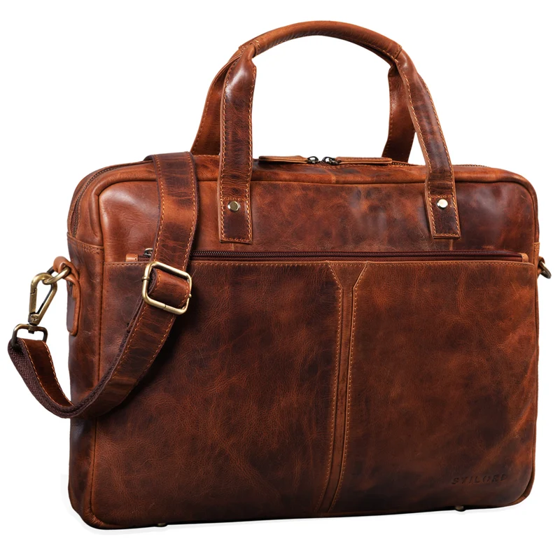 "Geralt" Vintage Ledertasche zum Umhängen