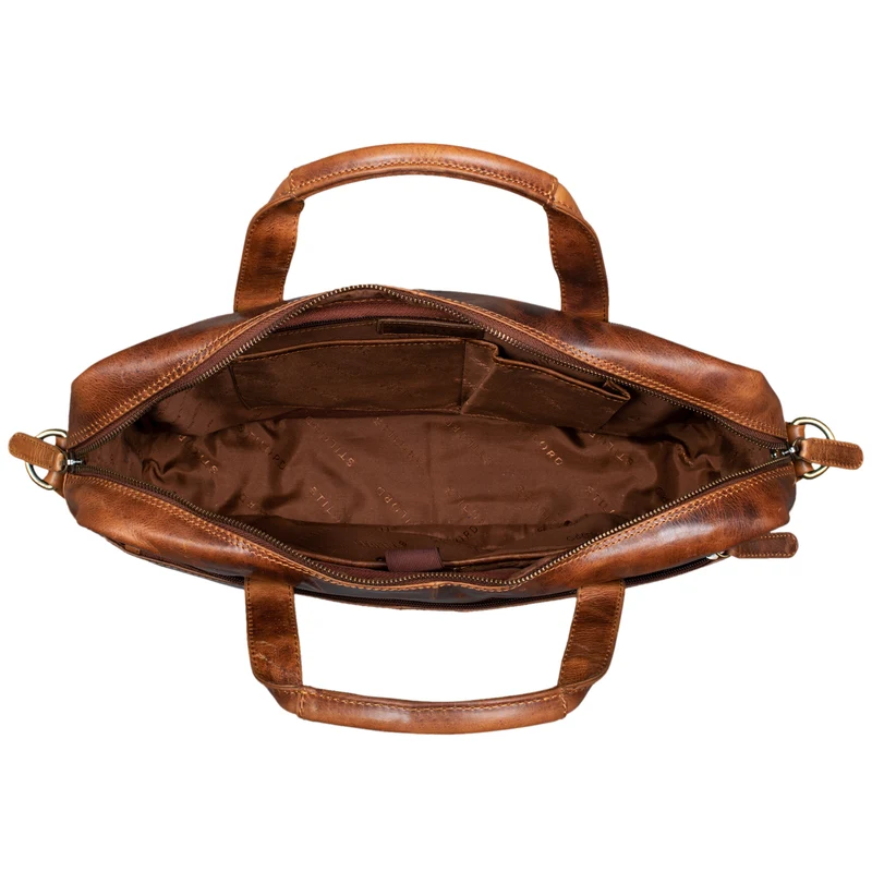 "Geralt" Vintage Ledertasche zum Umhängen