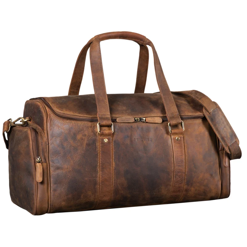 "Myles" Vintage Weekender Reisetasche Herren Leder zum Umhängen