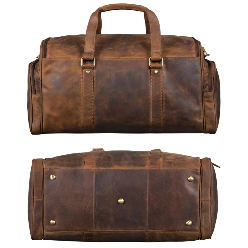"Myles" Vintage Weekender Reisetasche Herren Leder zum Umhängen