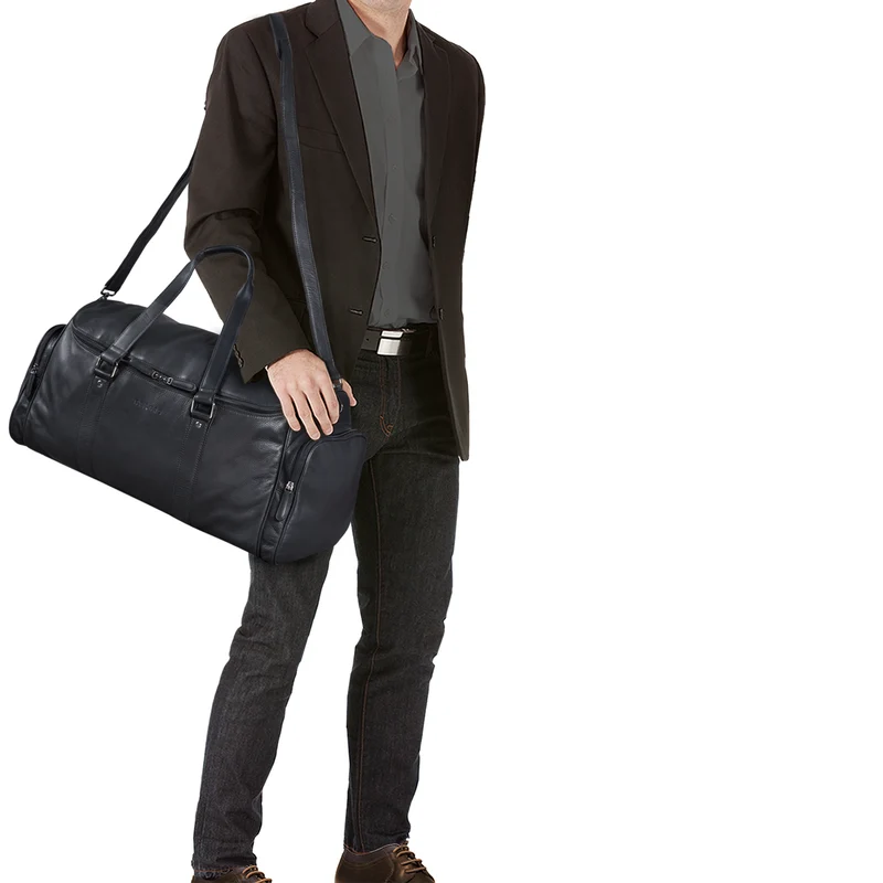 "Myles" Vintage Weekender Reisetasche Herren Leder zum Umhängen