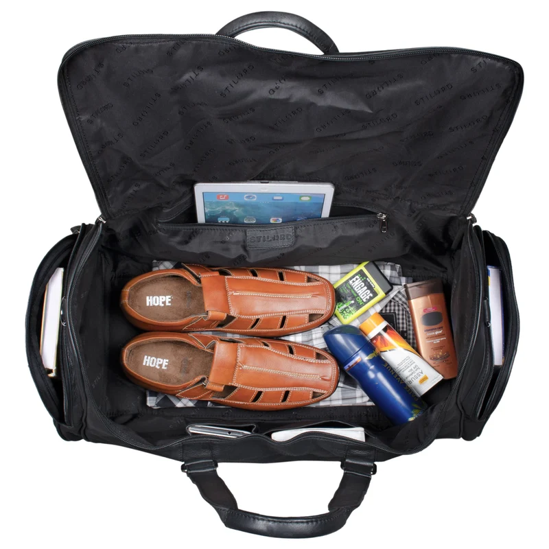 "Myles" Vintage Weekender Reisetasche Herren Leder zum Umhängen