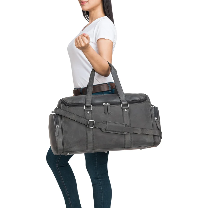 "Myles" Vintage Weekender Reisetasche Herren Leder zum Umhängen