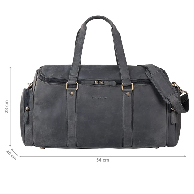 "Myles" Vintage Weekender Reisetasche Herren Leder zum Umhängen
