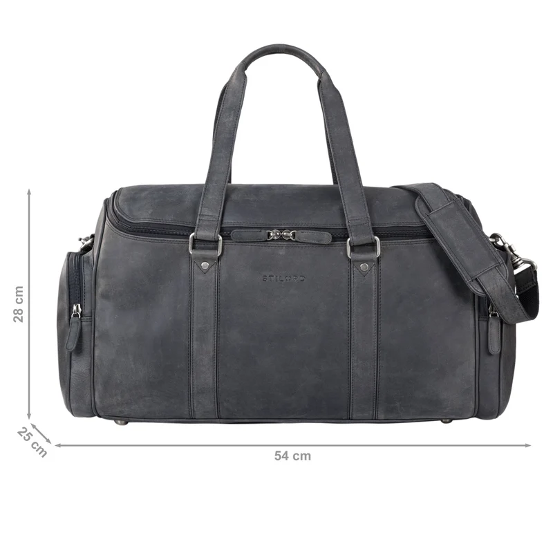 "Myles" Vintage Weekender Reisetasche Herren Leder zum Umhängen