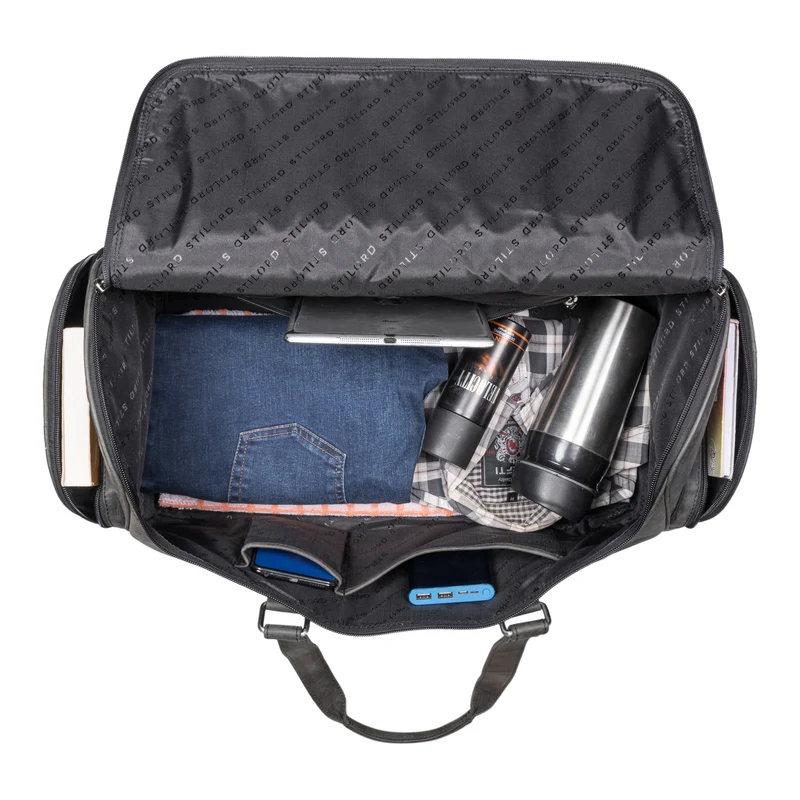 "Myles" Vintage Weekender Reisetasche Herren Leder zum Umhängen