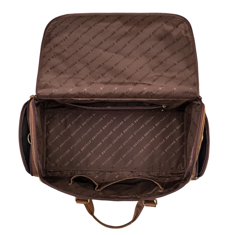 "Myles" Vintage Weekender Reisetasche Herren Leder zum Umhängen