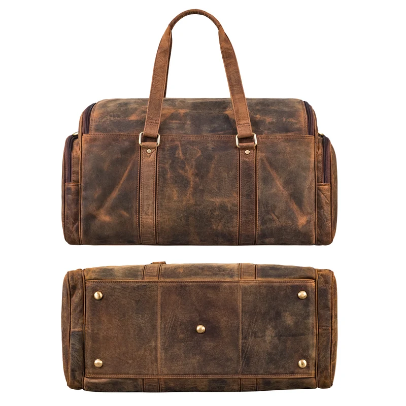 "Myles" Vintage Weekender Reisetasche Herren Leder zum Umhängen