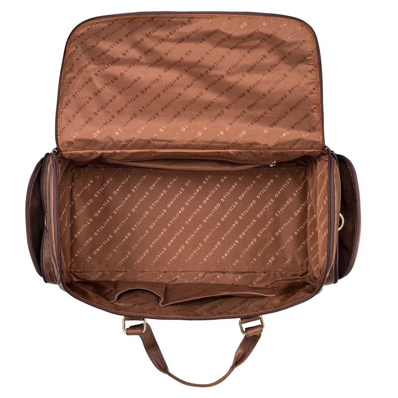 "Myles" Vintage Weekender Reisetasche Herren Leder zum Umhängen