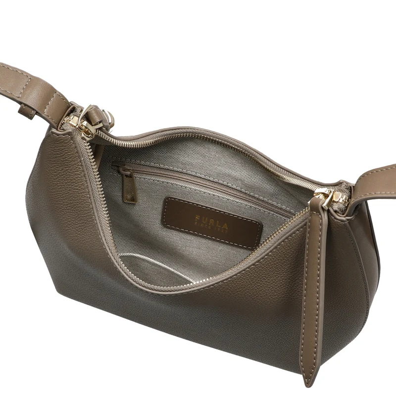 Furla Goccia S - Schultertasche S (muddy gray)