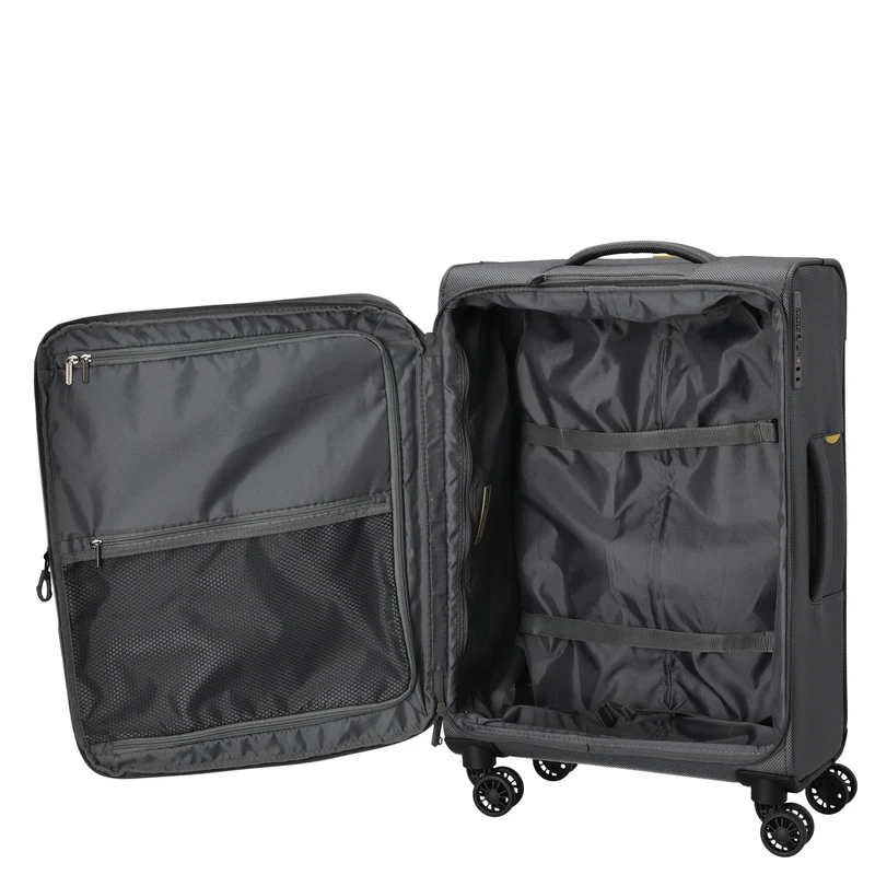 Mandarina Duck Zephyr - 4-Rollen-Trolley 67 cm erw. (graphite)