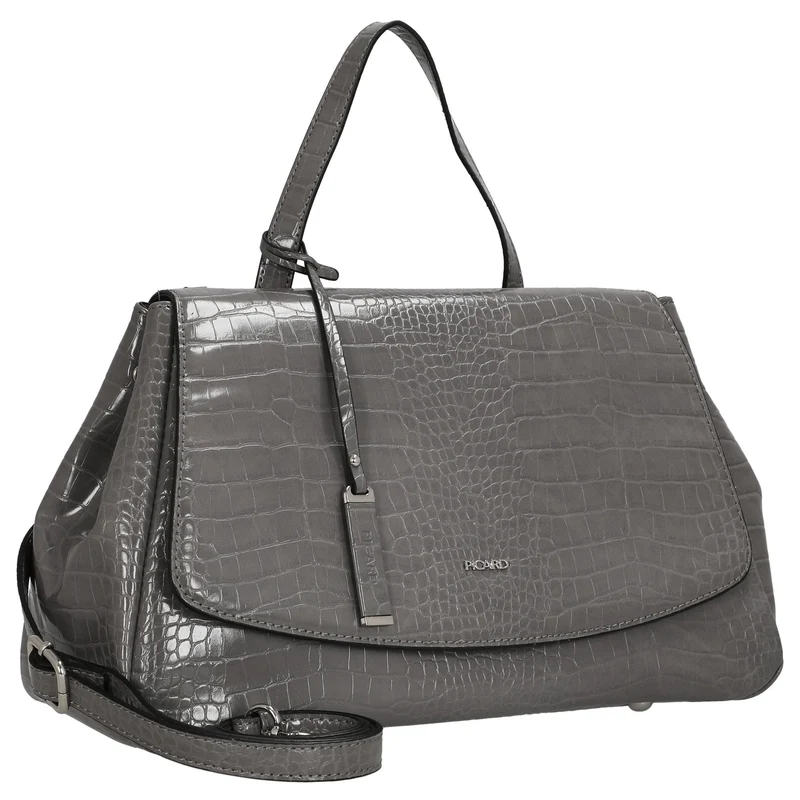 Picard Croco - Handtasche 37 cm Synthetik (gravel)