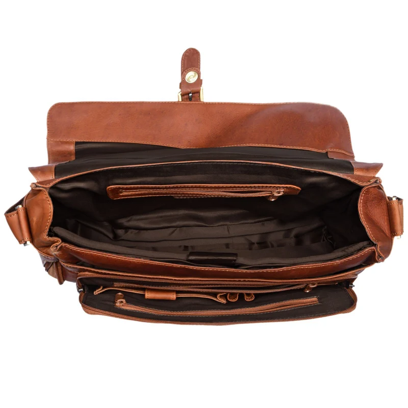 "Merlin" Vintage Leder Umhängetasche