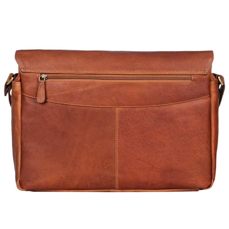 "Merlin" Vintage Leder Umhängetasche