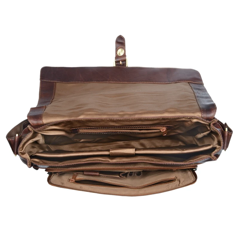 "Merlin" Vintage Leder Umhängetasche