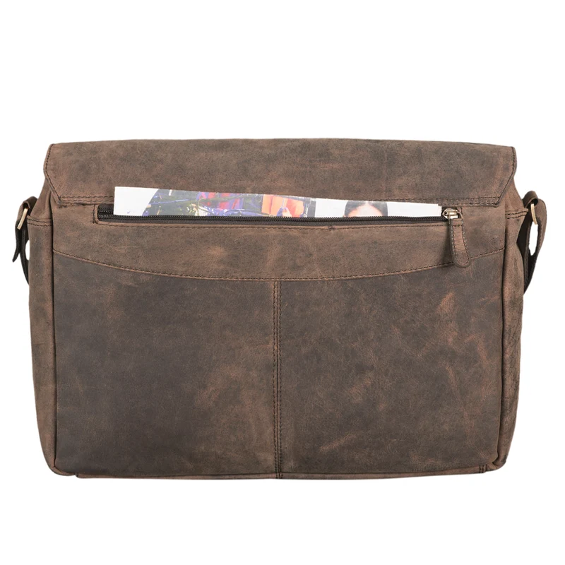 "Merlin" Vintage Leder Umhängetasche