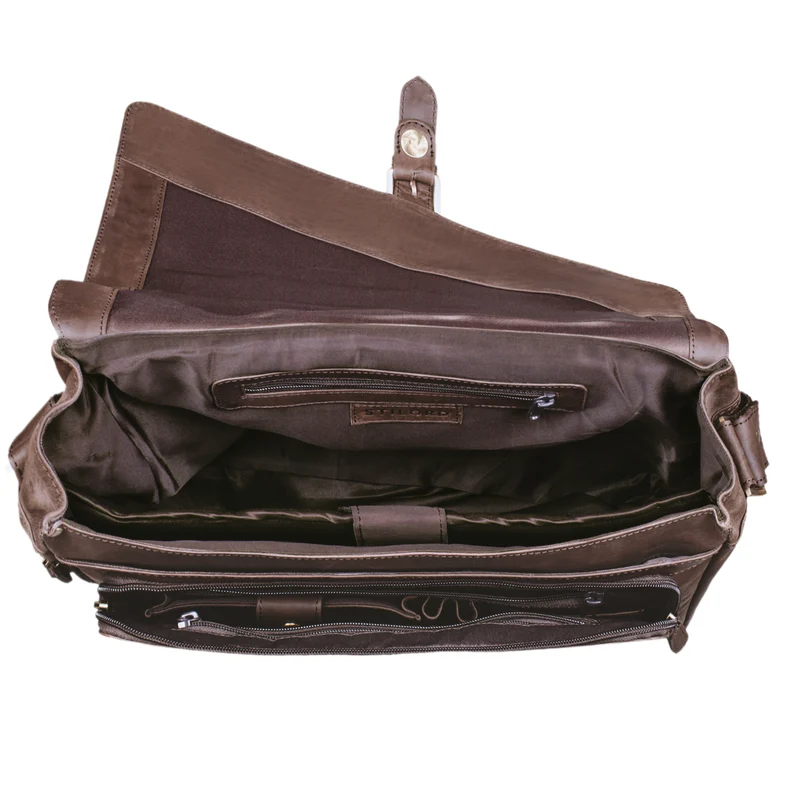 "Merlin" Vintage Leder Umhängetasche