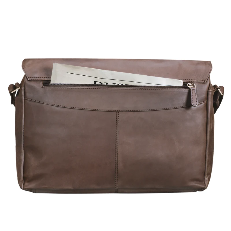 "Merlin" Vintage Leder Umhängetasche