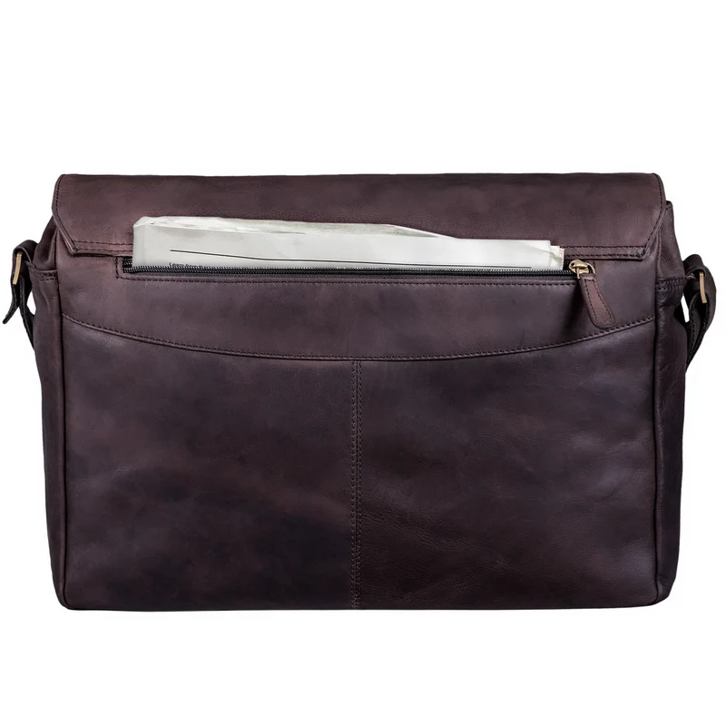 "Merlin" Vintage Leder Umhängetasche