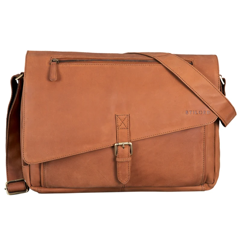 "Merlin" Vintage Leder Umhängetasche