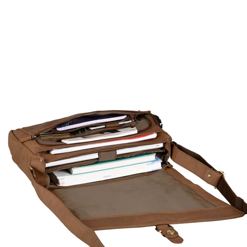 "Merlin" Vintage Leder Umhängetasche