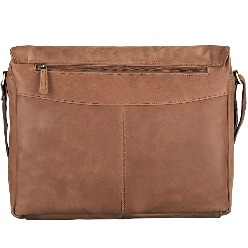 "Lonzo" Vintage Umhängetasche Büffel-Leder