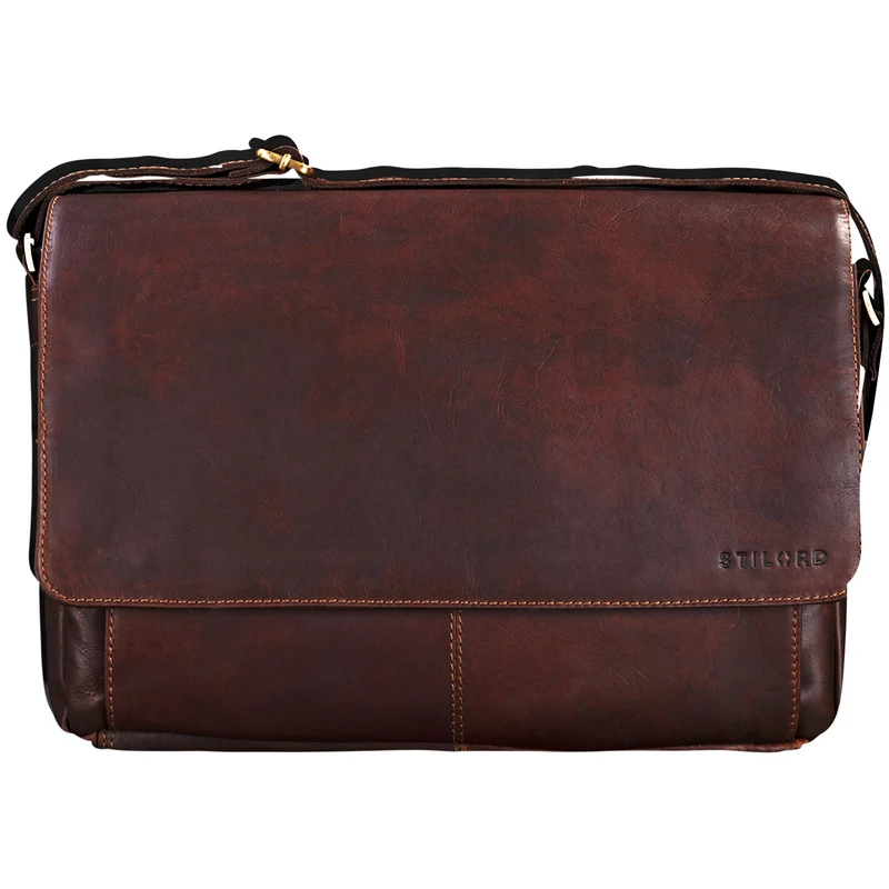 "Lonzo" Vintage Umhängetasche Büffel-Leder