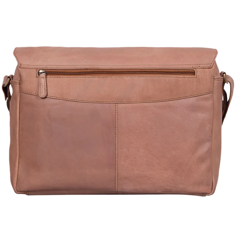 "Lonzo" Vintage Umhängetasche Büffel-Leder