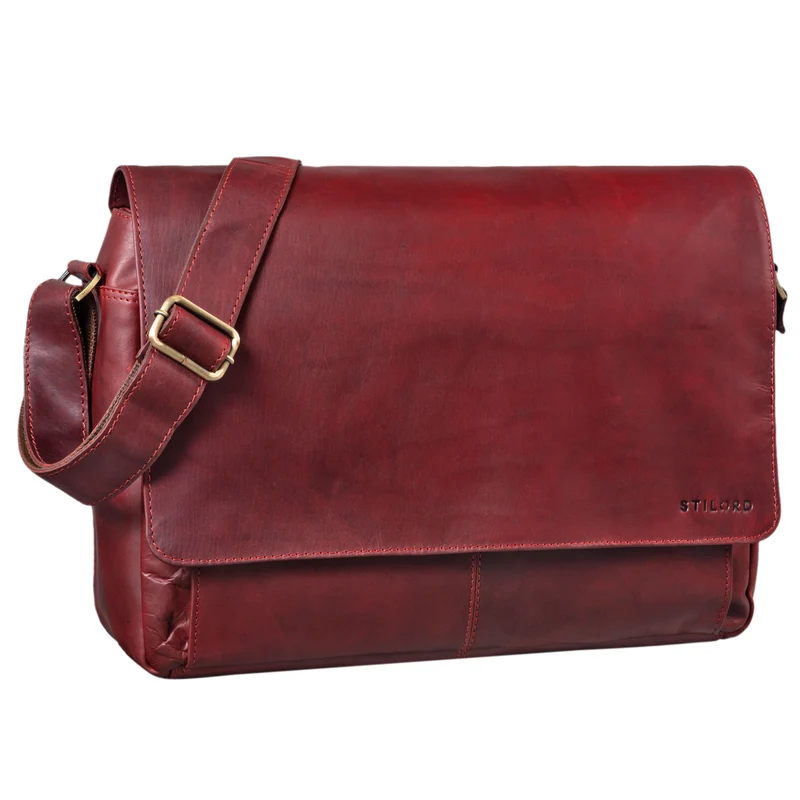 "Lonzo" Vintage Umhängetasche Büffel-Leder