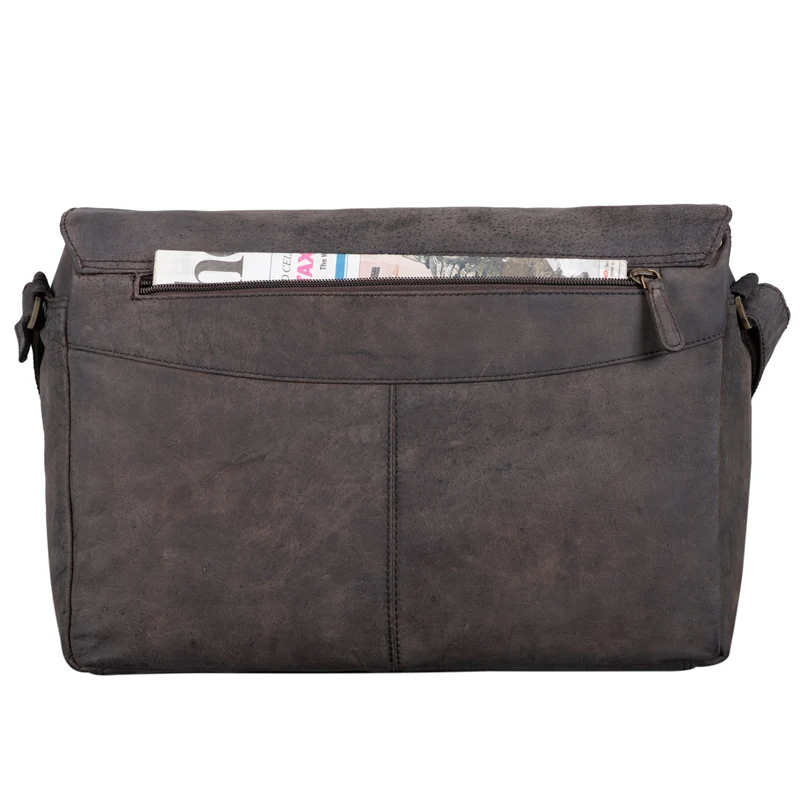 "Lonzo" Vintage Umhängetasche Büffel-Leder