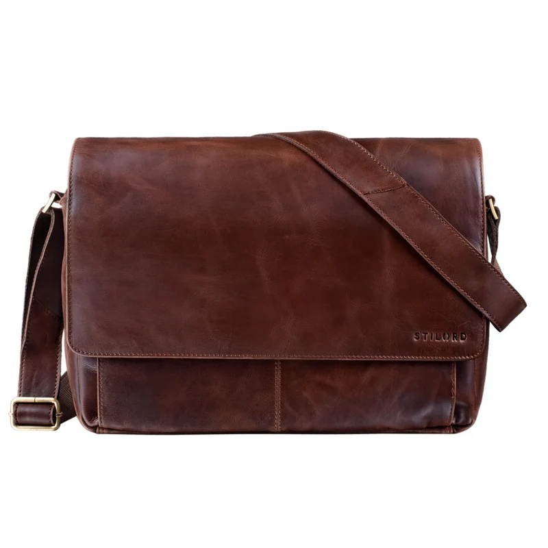 "Lonzo" Vintage Umhängetasche Büffel-Leder
