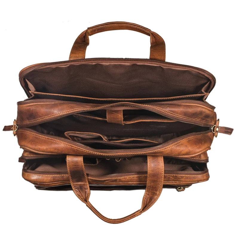 "Walt" Vintage Aktentasche Leder Herren Damen