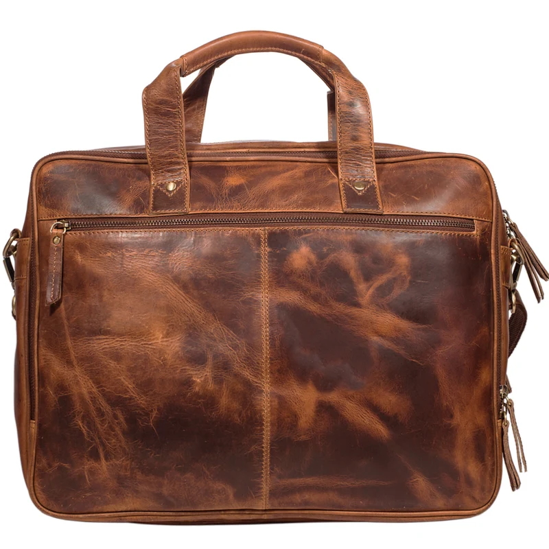 "Walt" Vintage Aktentasche Leder Herren Damen