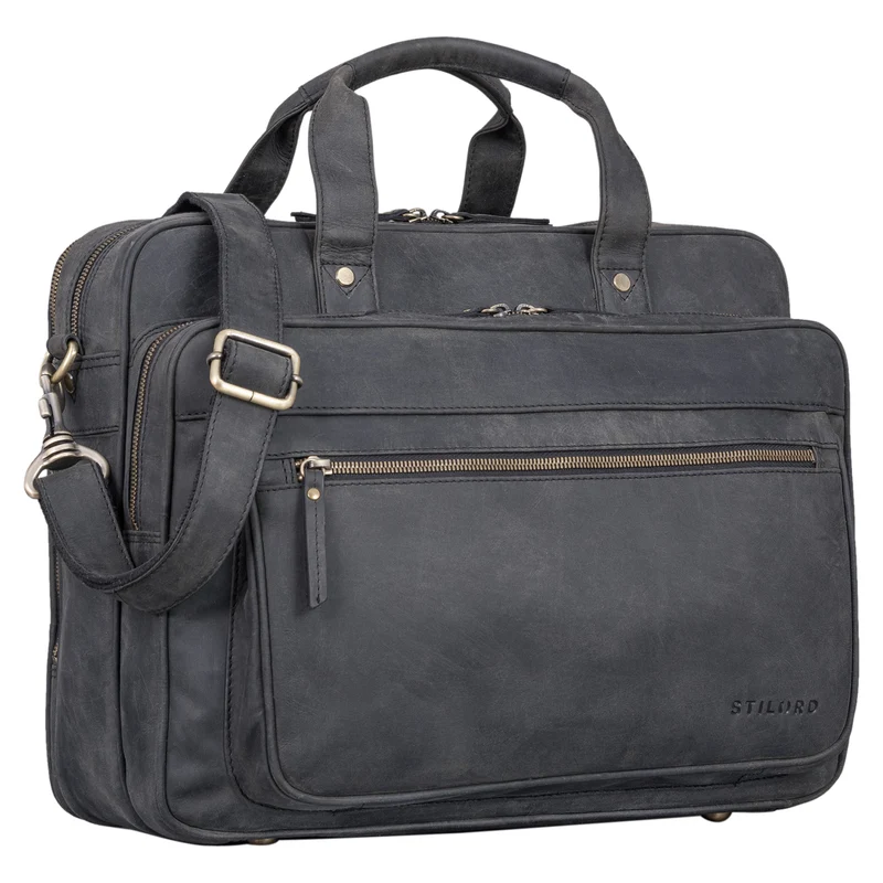 "Walt" Vintage Aktentasche Leder Herren Damen