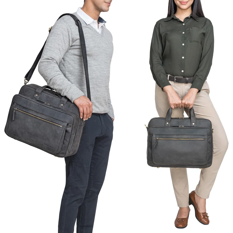 "Walt" Vintage Aktentasche Leder Herren Damen