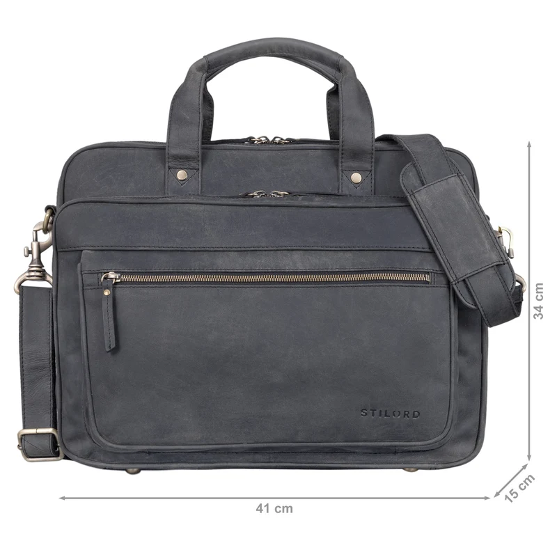 "Walt" Vintage Aktentasche Leder Herren Damen