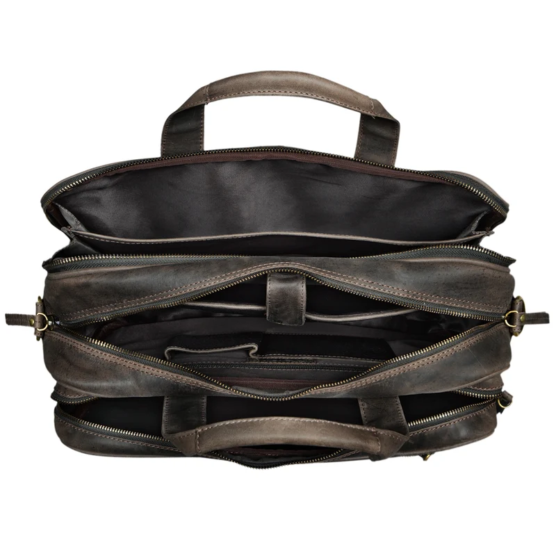 "Walt" Vintage Aktentasche Leder Herren Damen