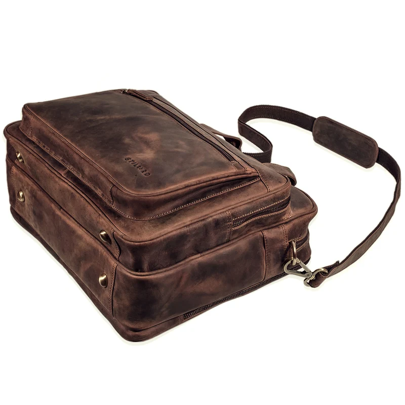"Walt" Vintage Aktentasche Leder Herren Damen