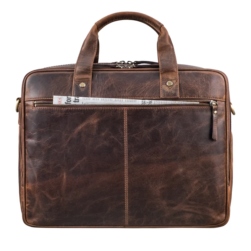 "Walt" Vintage Aktentasche Leder Herren Damen