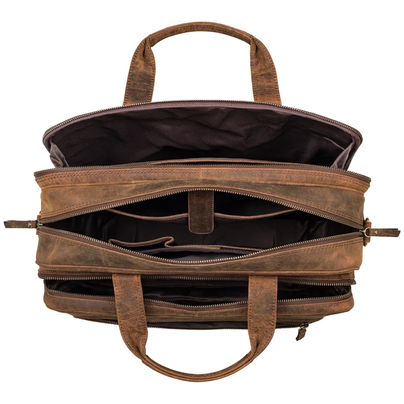 "Walt" Vintage Aktentasche Leder Herren Damen