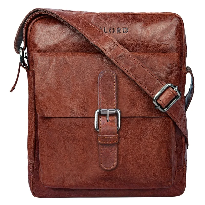 "Luan" Kleine Umhängetasche Leder Vintage
