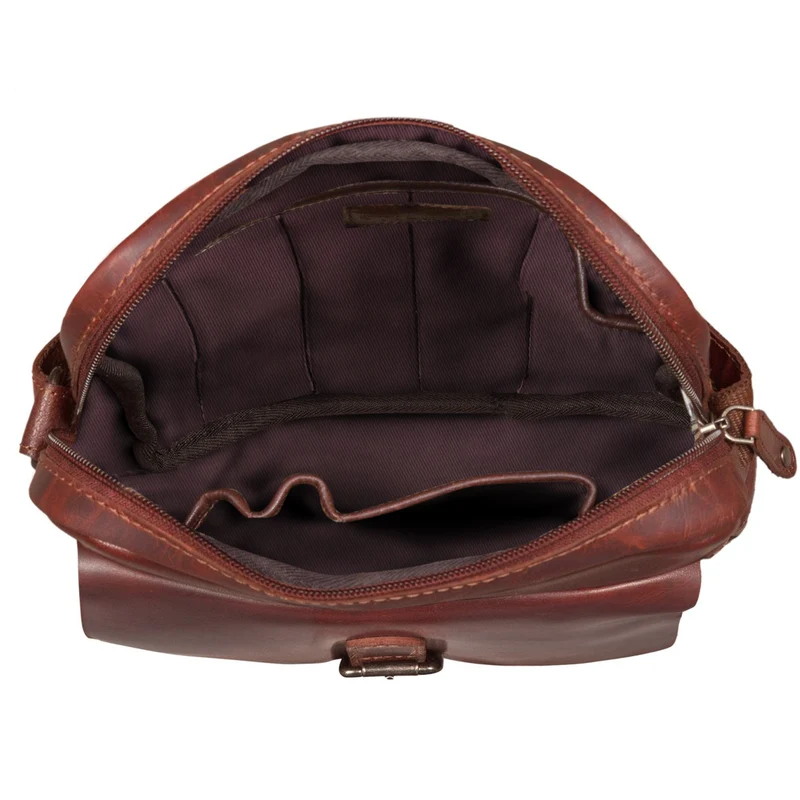 "Luan" Kleine Umhängetasche Leder Vintage