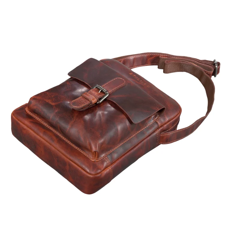 "Luan" Kleine Umhängetasche Leder Vintage