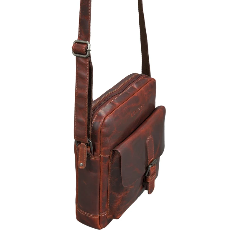 "Luan" Kleine Umhängetasche Leder Vintage