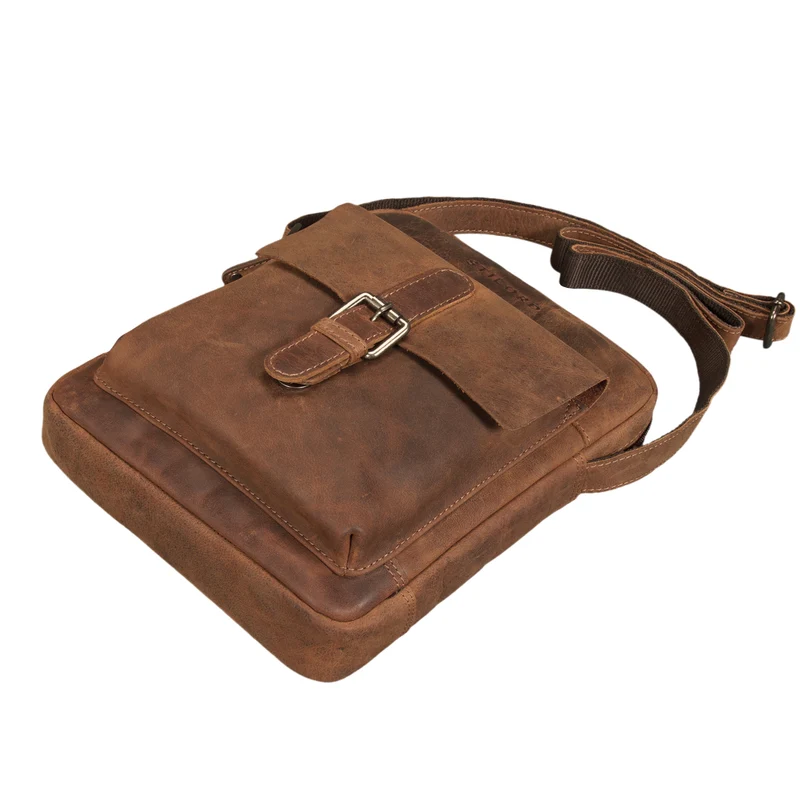"Luan" Kleine Umhängetasche Leder Vintage