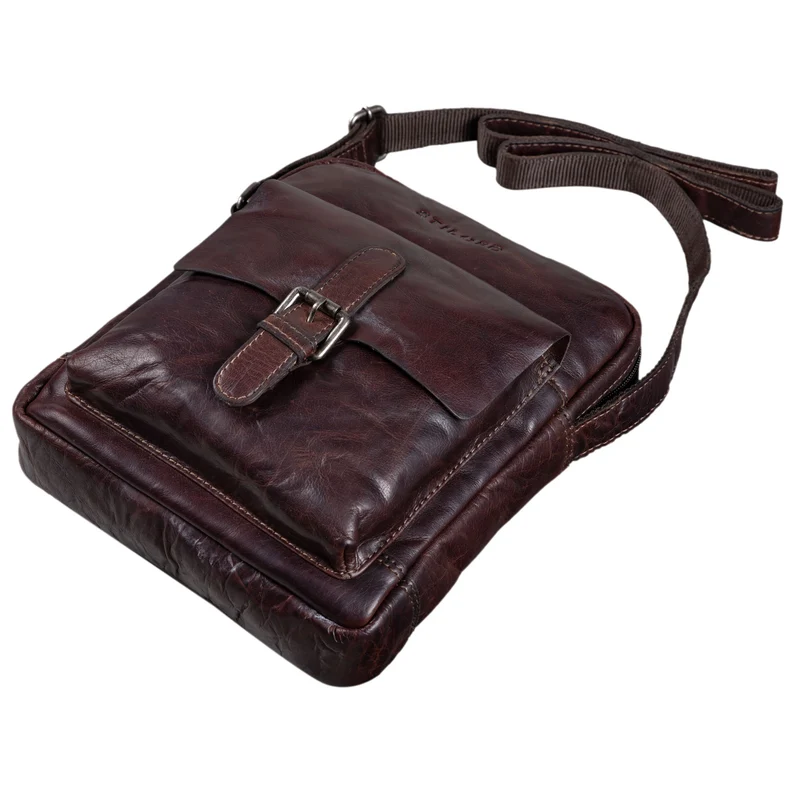 "Luan" Kleine Umhängetasche Leder Vintage
