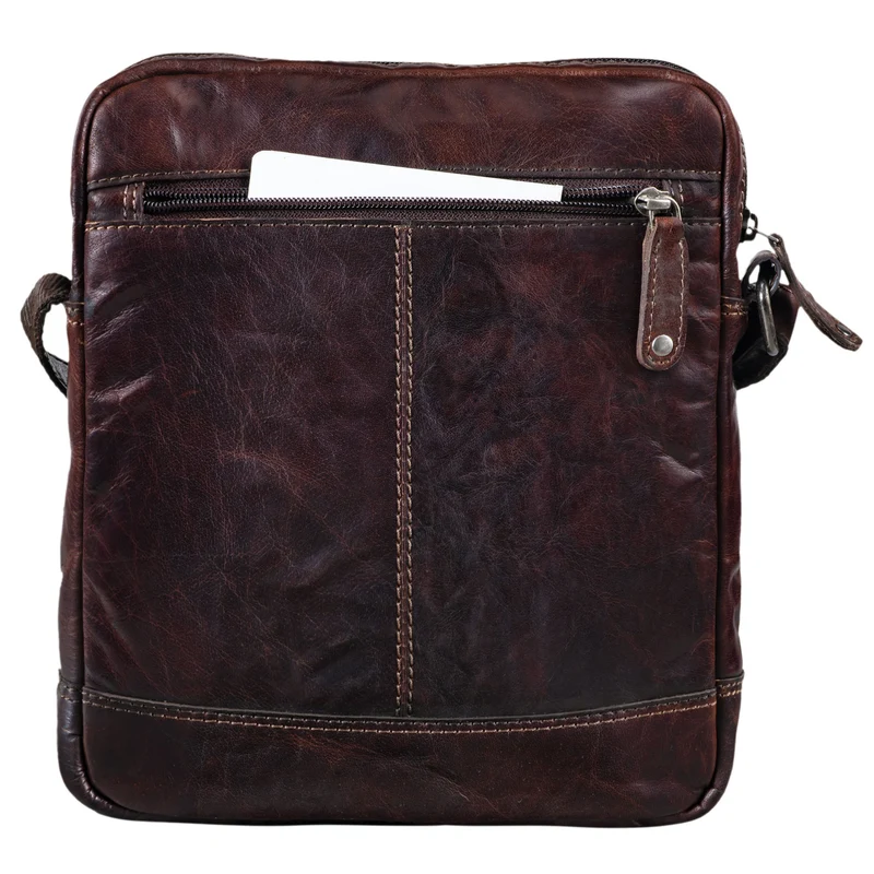 "Luan" Kleine Umhängetasche Leder Vintage